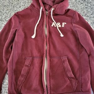 maroon Abercrombie hoodie